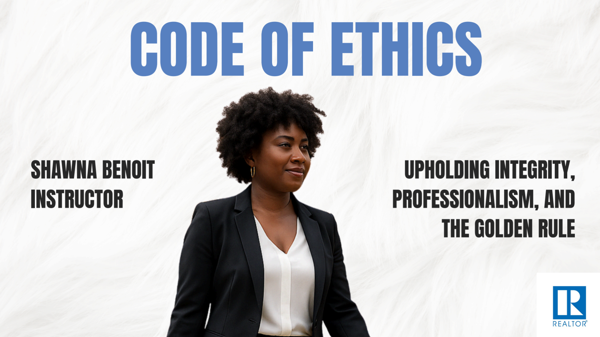 Picture of instructor for our Code Ethics class